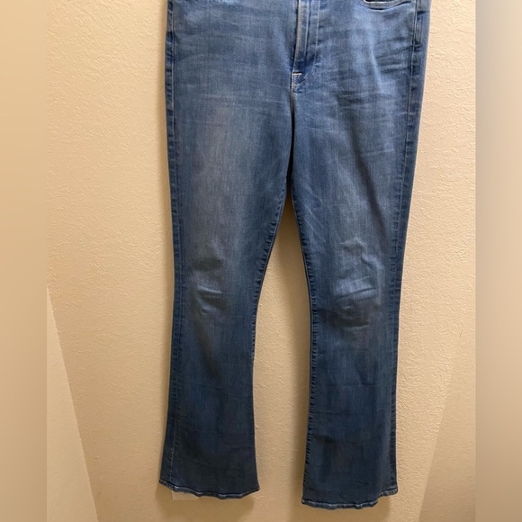Frame Blue Le High Flare Jeans In Free Bird Size 30 - Picture 7 of 10